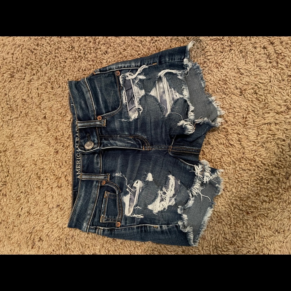 denim shorts